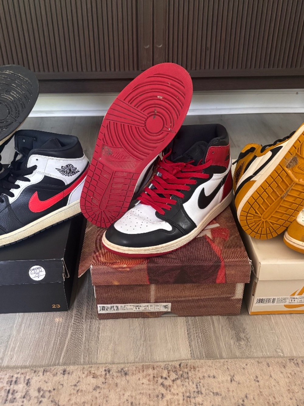 Nike Air Jordan 1 Mid Bundle (Size 11) – 3 Pairs – Streetwear Lot